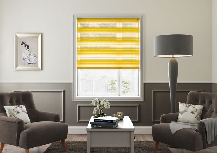 Horizontal blinds - Yellow color Blinds - 1568401563224.jpg